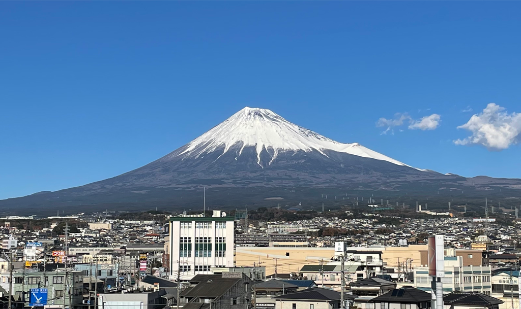 会社から見る富士山
